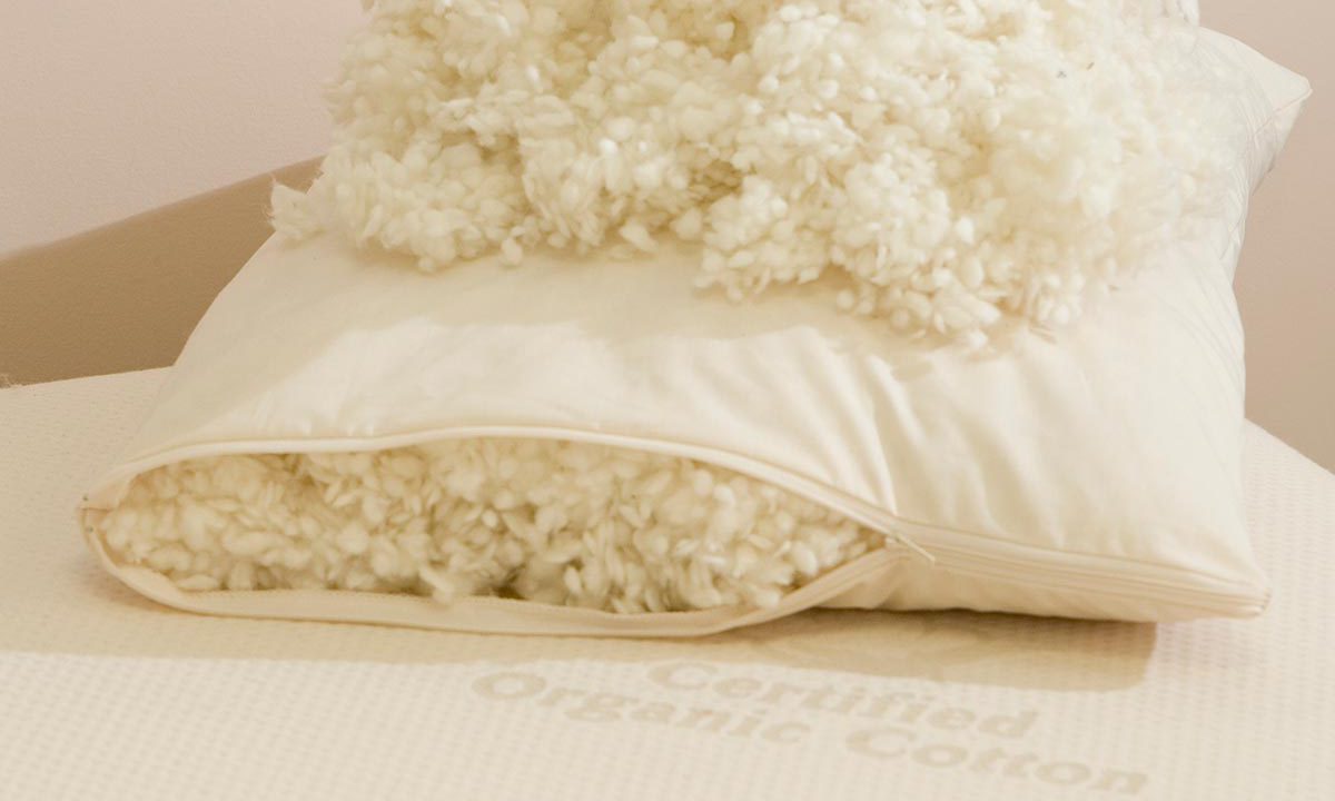 Wool Knop Pillow SnugSleep